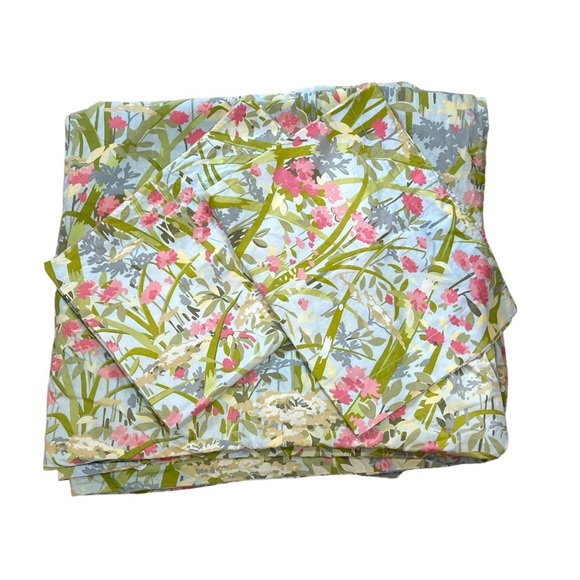 Pottery Barn Other - POTTERY BARN Duvet Cover AUDREY Floral Full/Queen With 2 Standard Shams